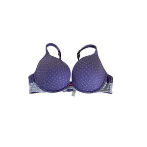 Cacique Women's Purple Plunge Lightly Padded Underwired Bra - 42C